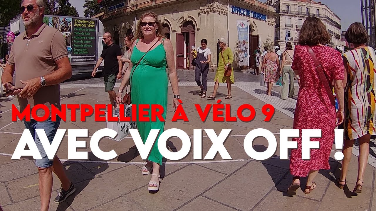 Montpellier à vélo 9 : à la Comédie, cette fois avec voix !