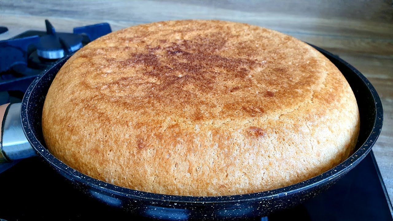 Bread on the Skillet Without Oven and Eggs | The Easiest Homemade Bread Recipe on the Skillet