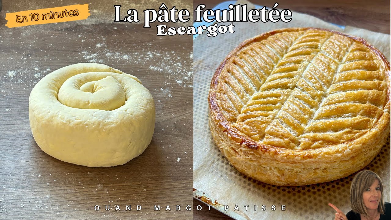 Recette de la pâte Feuilletée Escargot PRÊTE en 10 MINUTES - parfaite pour vos galettes !