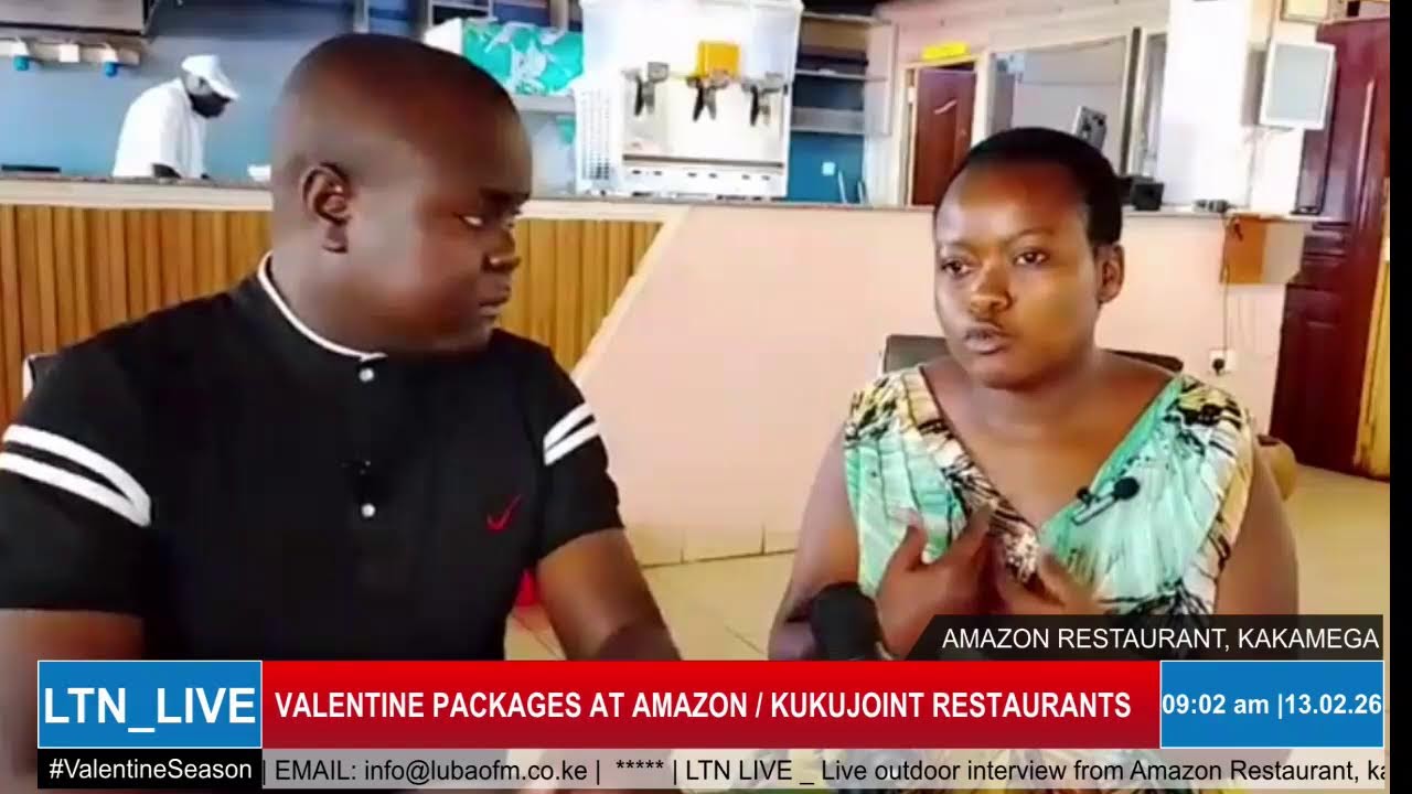 LTN LIVE _ Live outdoor interview from Amazon Restaurant, Kakamega