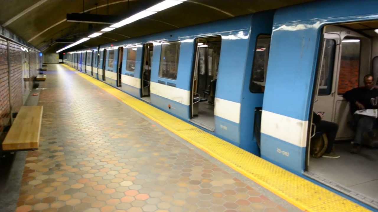 Montreal Metro MR-73 Train - Start Up