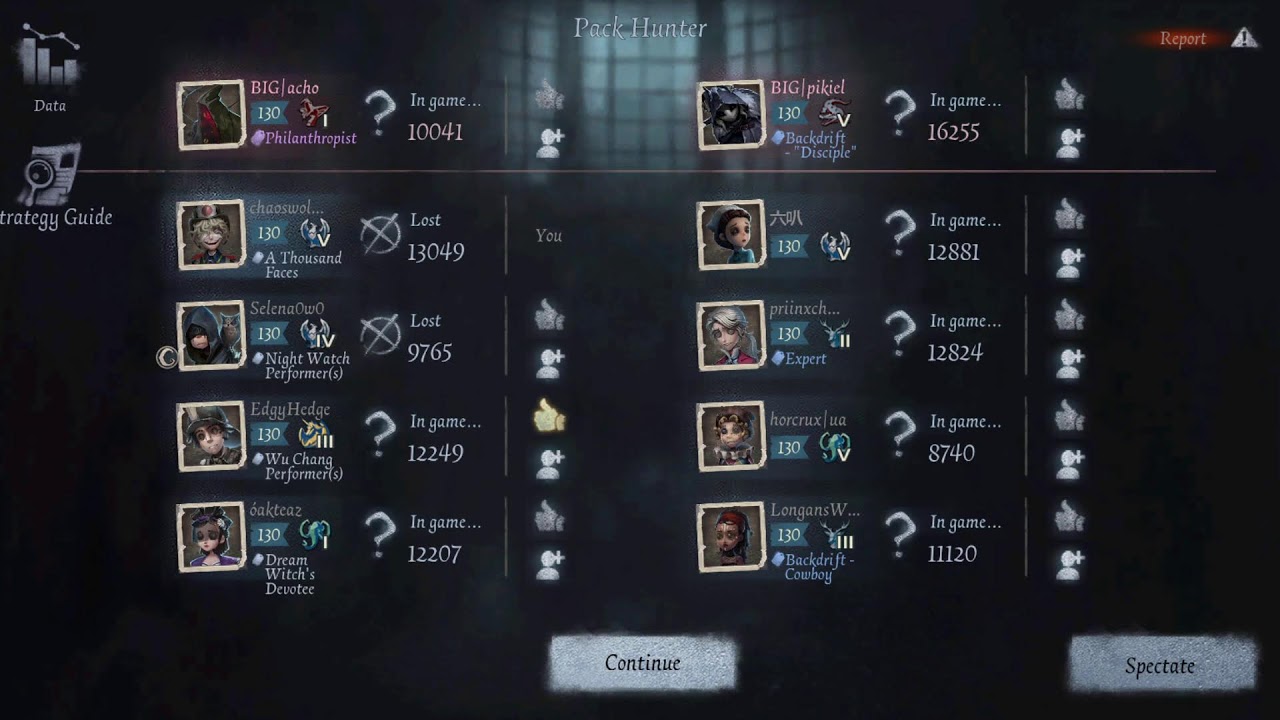 Identity V livestream