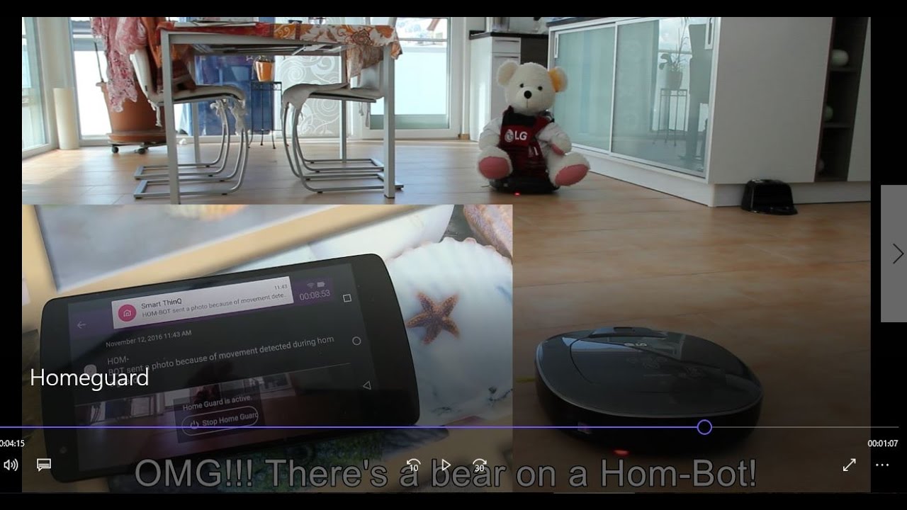 LG HomBot Turbo+, Home Guard, Home Joy, Home View | First appearance of THE Co-Pilot on ground