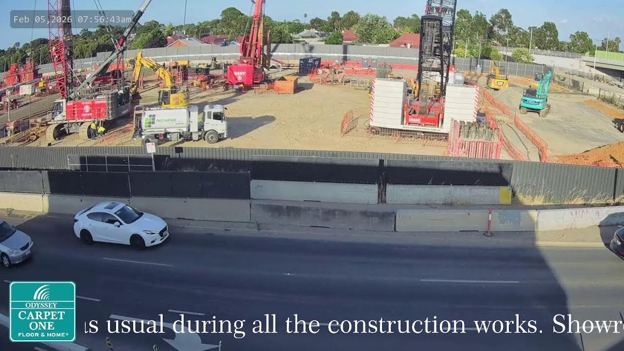 Live Stream T2D Tunnel Works Adelaide - Odyssey Carpet One