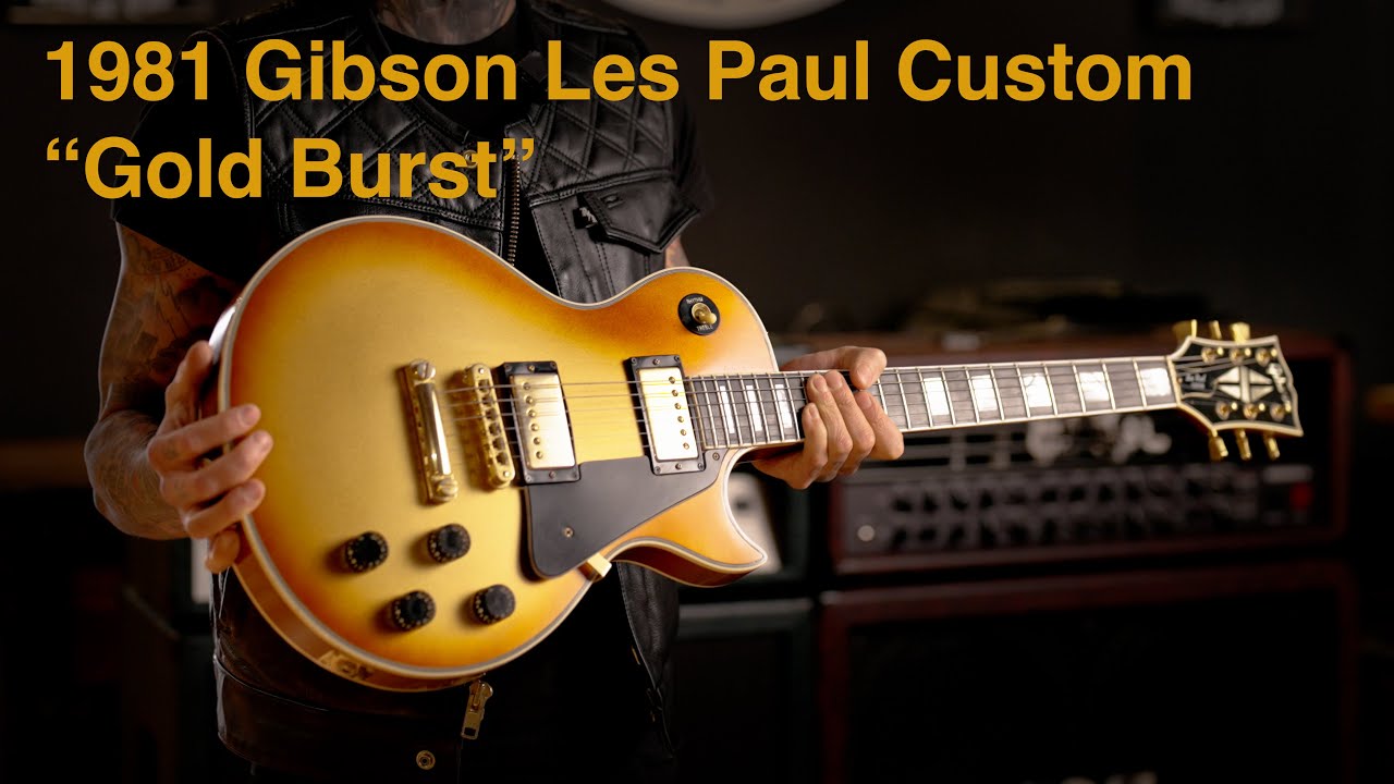 Gibson Les Paul Custom Gold Burst 1981