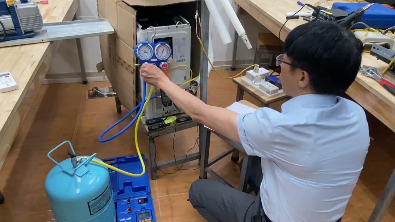 Phương pháp nhậ biết điều hoà Caper (dùng cáp) bị thiếu hay thừa gas khi sửa chữa