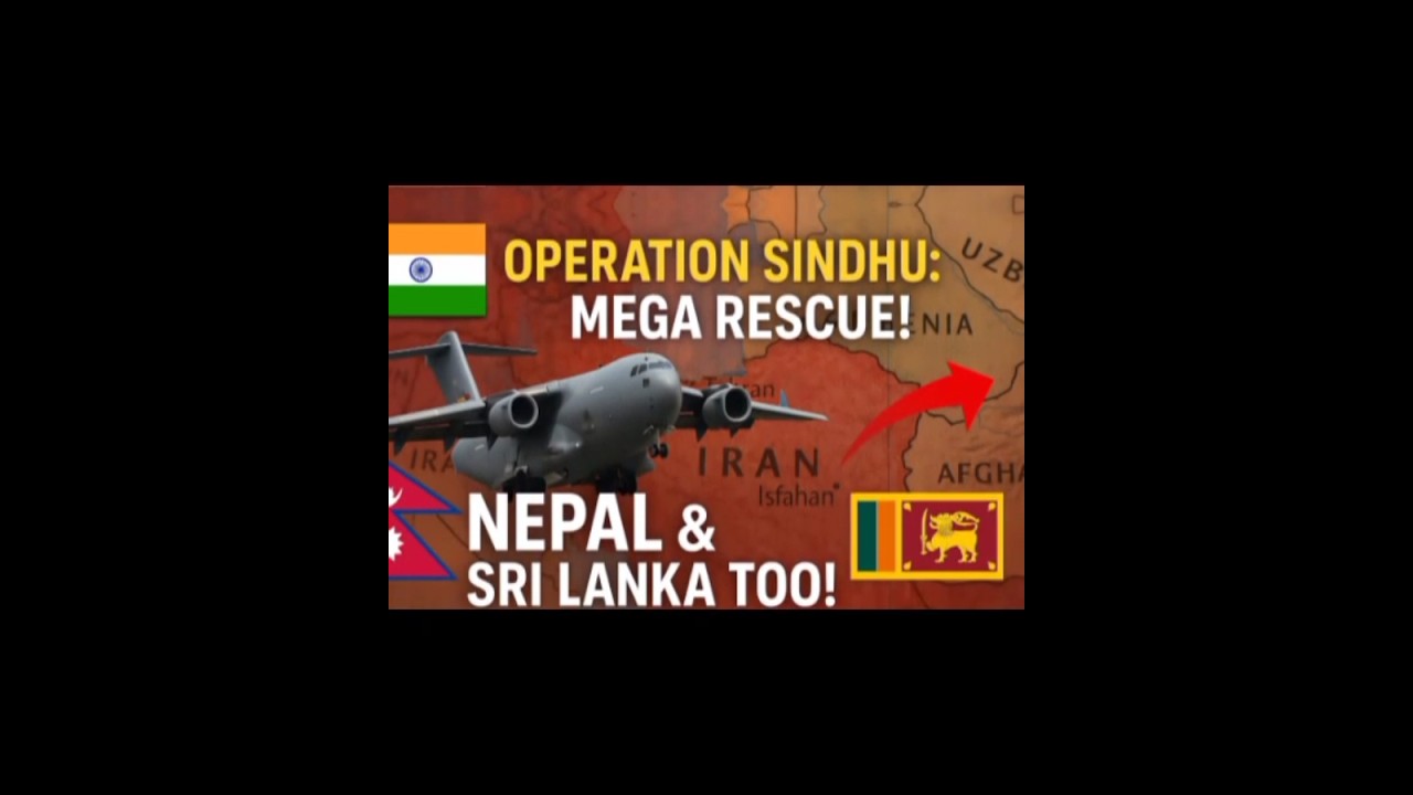 India’s Operation Sindhu: Rescuing Nepal & Sri Lanka Citizens Too! 🇮🇳🚨 