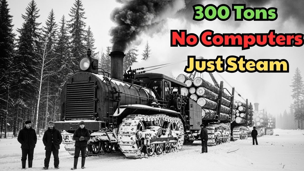 300 Tons on Snow: The Steam Engine That Changed Heavy Machinery Forever