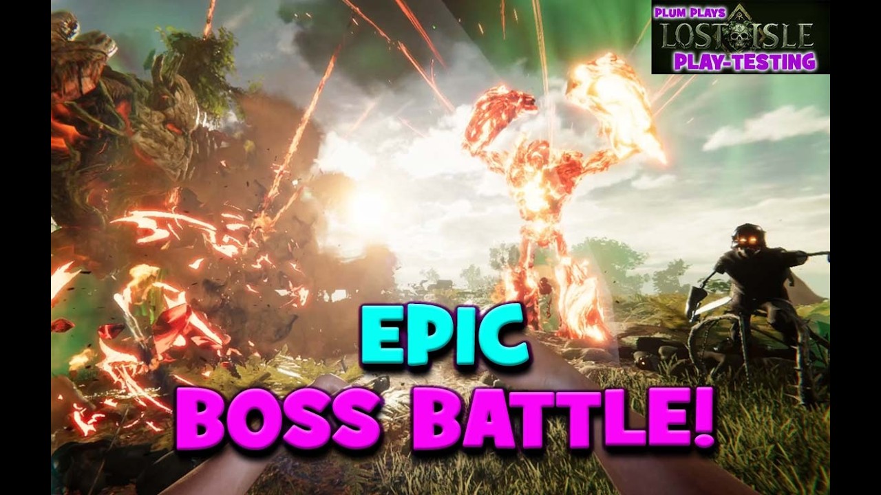 🌴🗺️🎮EPIC BOSS BATTLE! | Lost Isle Playtesting | 🗡️🧙&zwj;♀️🪄 #plumplays  #lostisle #playtest