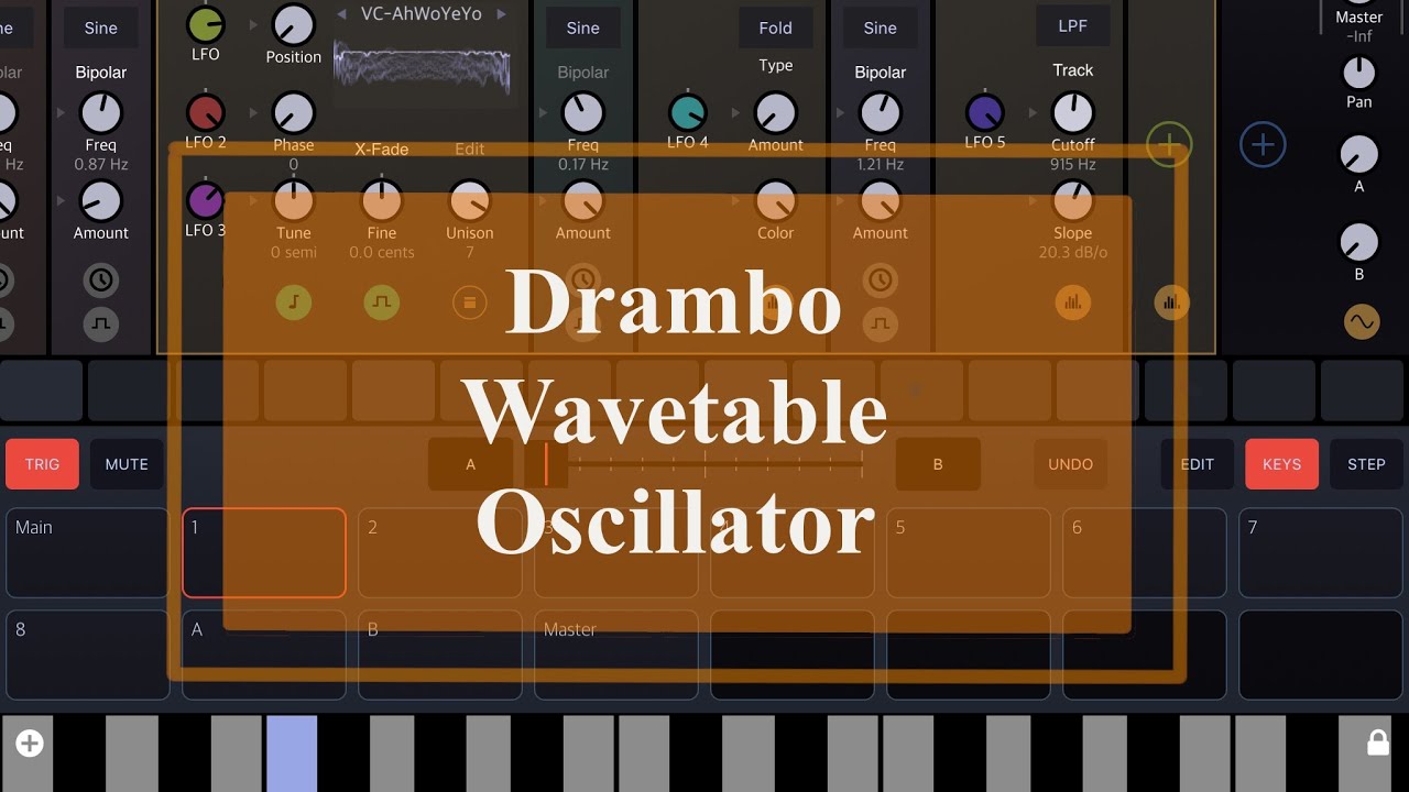 BeepStreet Drambo - Tutorial Part 50: Wavetable Oscillator