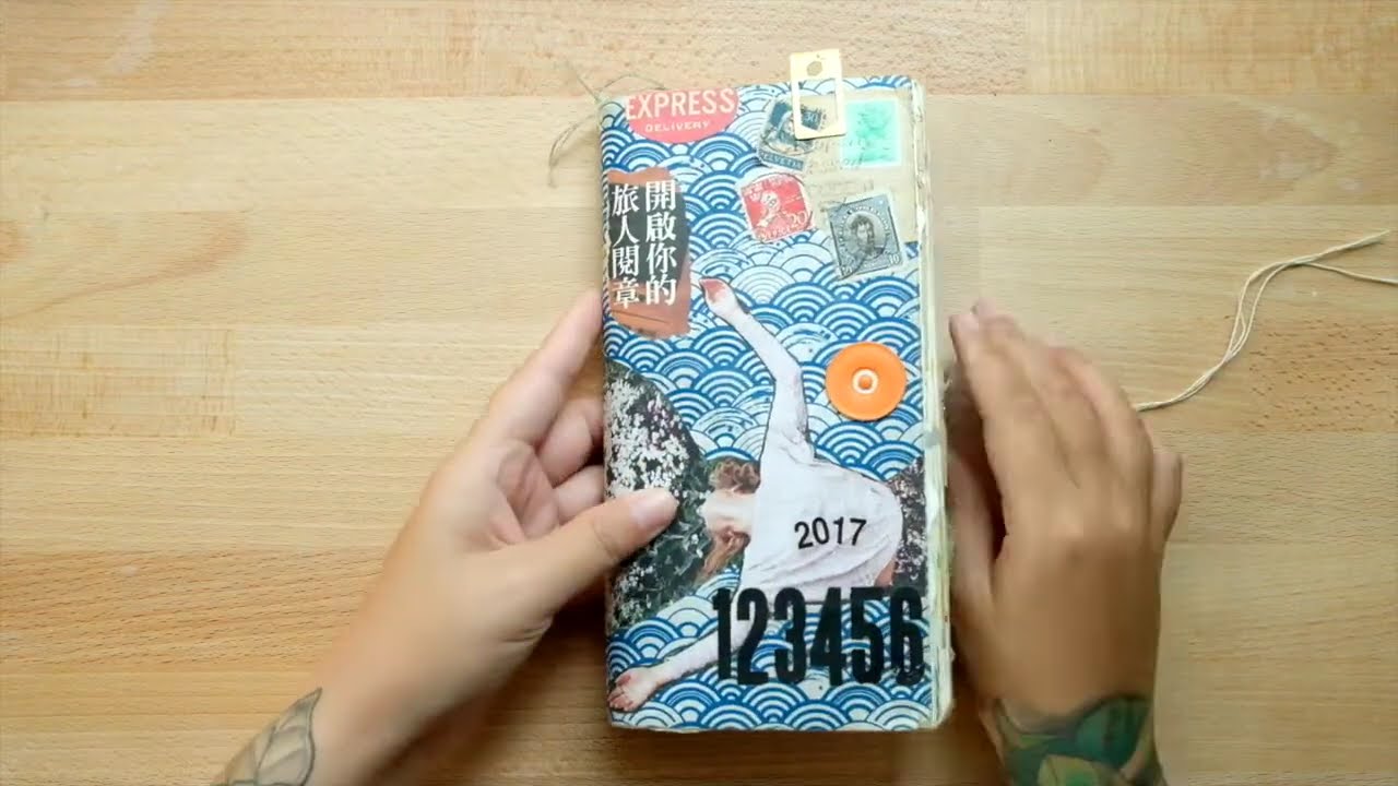 Scrapbook Ideas & ART Journal Flip-Through | No Talking | Travelers Notebook
