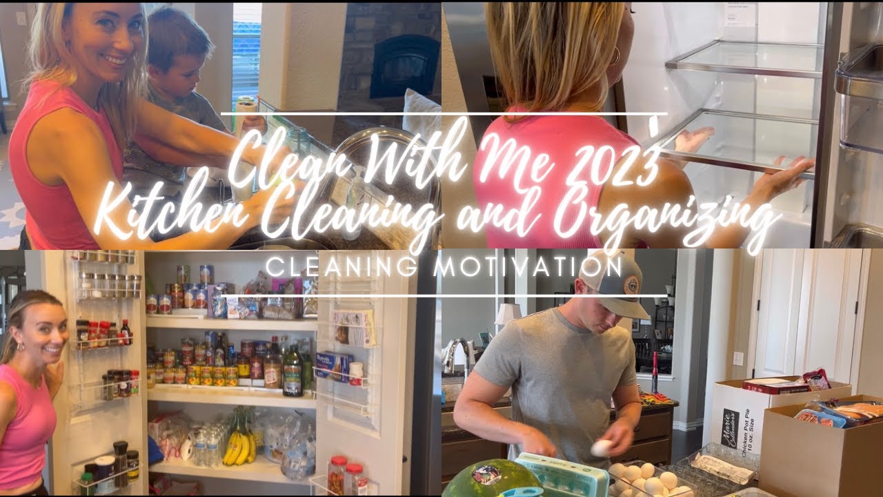 Clean With Me 2023 - Kitchen Cleaning And Organizing | Cleaning Motivation