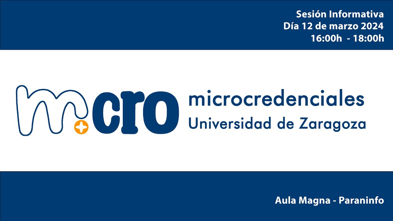 Sesión Informativa Sobre Microcredenciales