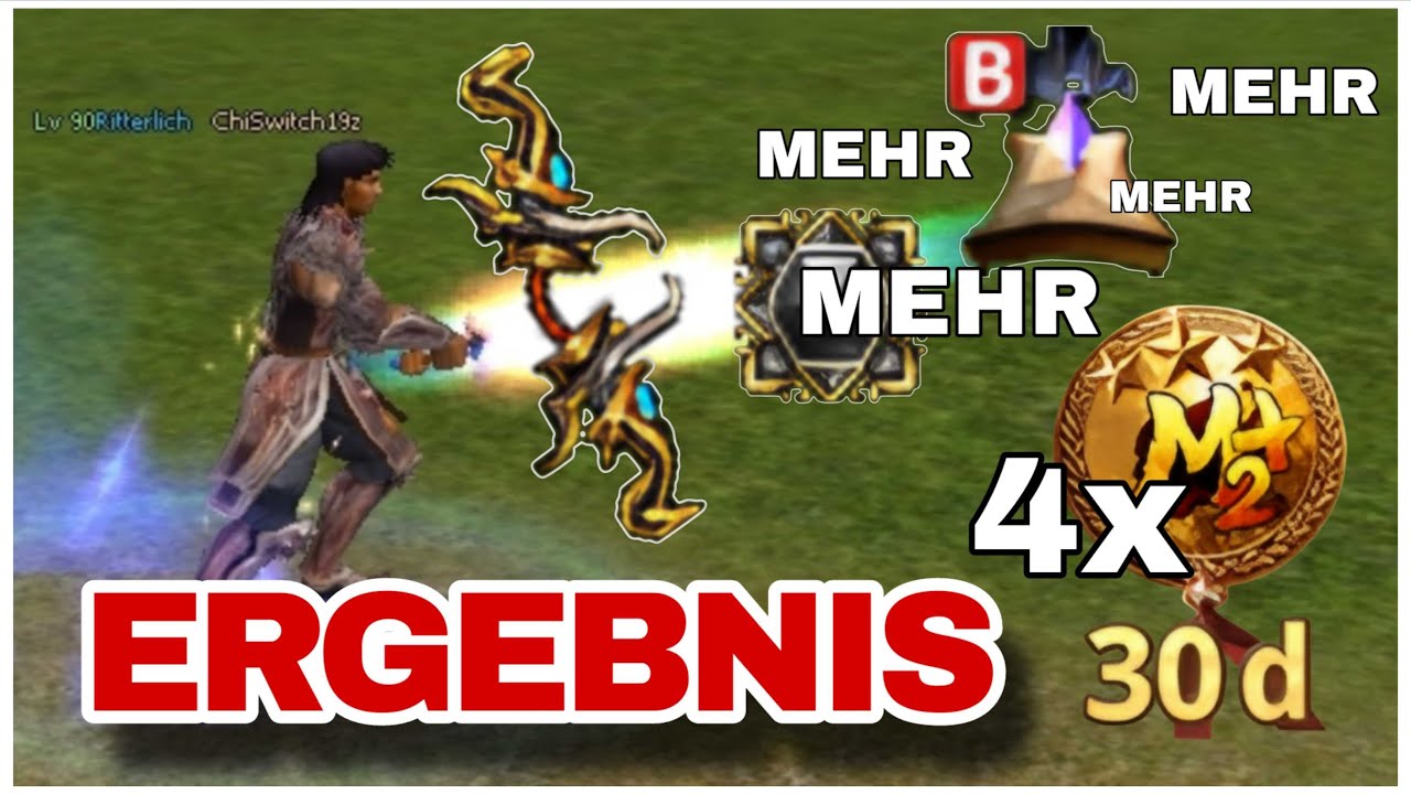 Metin2 Nyx [14] Ausbeute 90er Chars - 4x 30 Tage Metin+