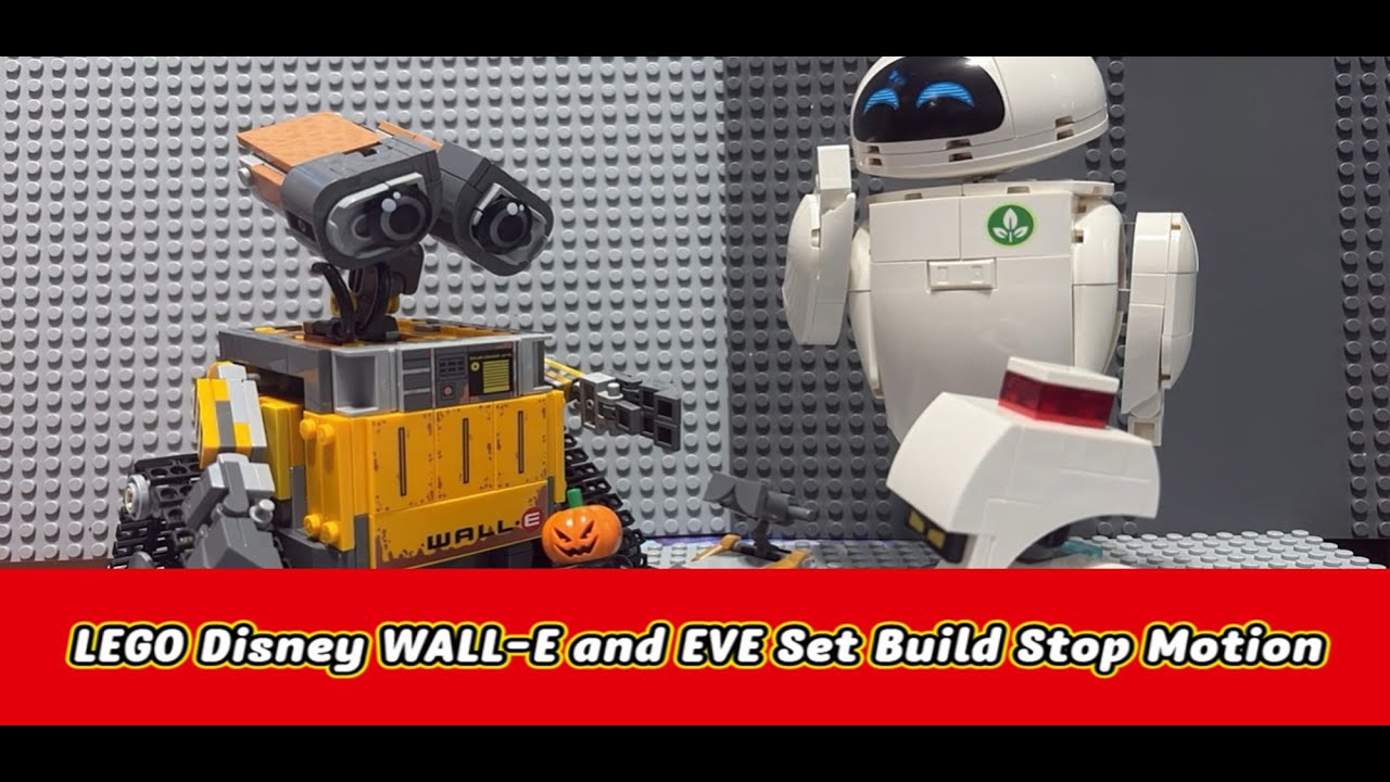 WALL·E and eve build stop motion