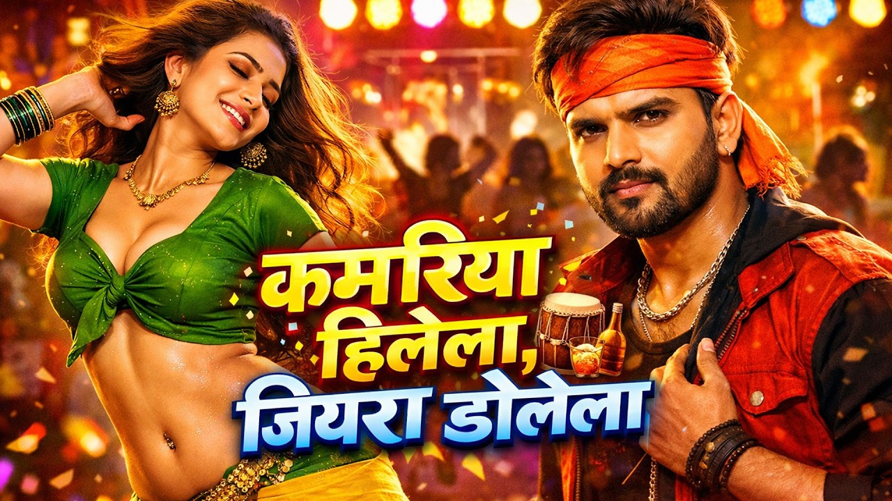 कमरिया हिलेला, जियरा डोलेला,गली-गली गूँजे ला, सुरवा बोलेला #newsong #kamriya #trending #viral