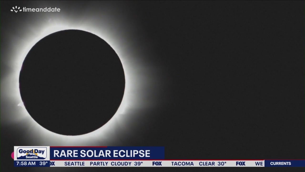Rare solar eclipse in Australia