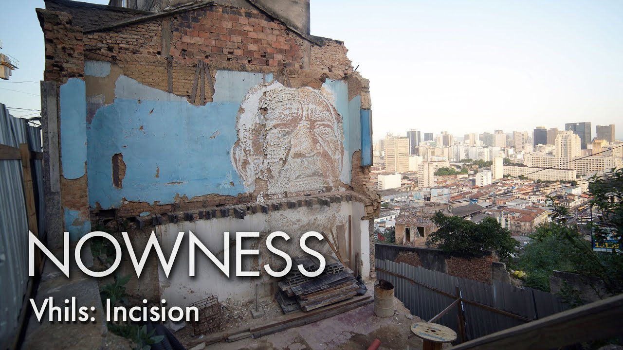 Vhils : Incision - The street artist artist's ode to Brazil's forgotten community, the Guaraní