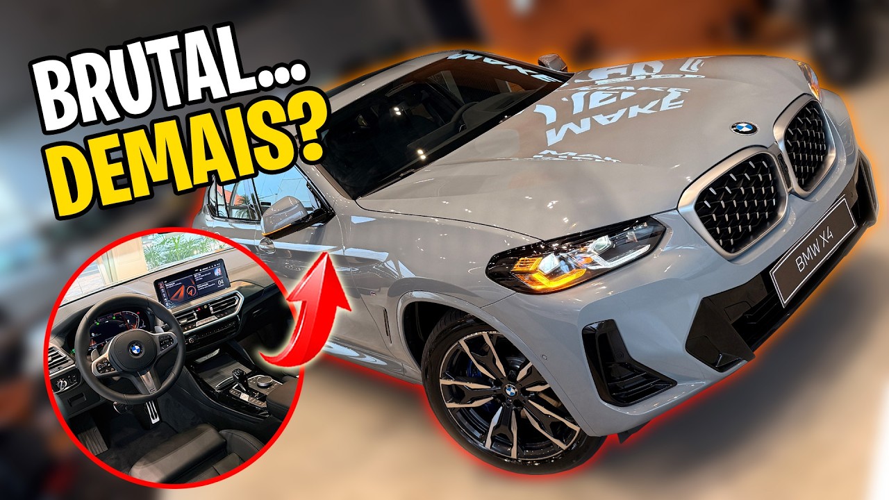 BMW X4 2025 TÁ OUTRO NÍVEL 😱💨