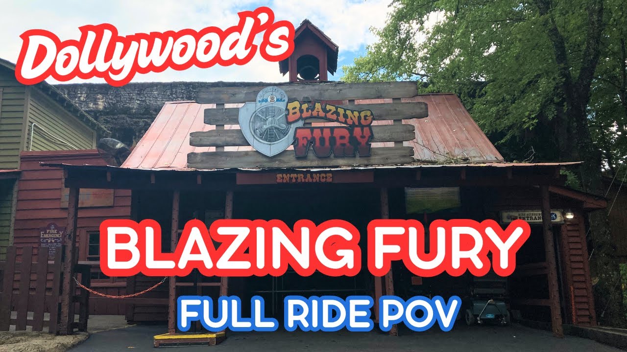 Blazing Fury Full Ride POV | Indoor Roller Coaster at Dollywood