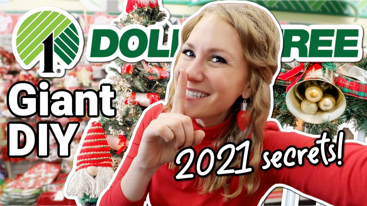*NEW* DOLLAR TREE CHRISTMAS SECRETS (giant DIYs anyone can do!)