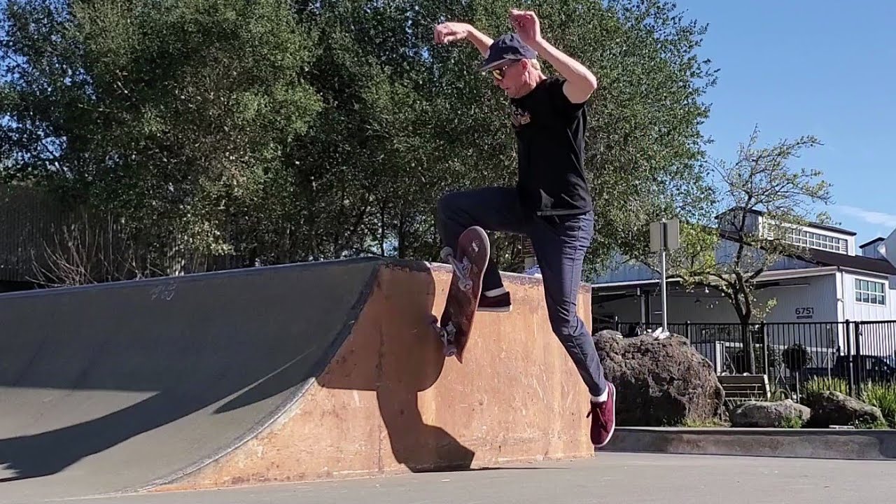 108 No Comply Tricks.  Compilation of Variations and Combos at Age 47-48.  #Skateboarding #NoComply
