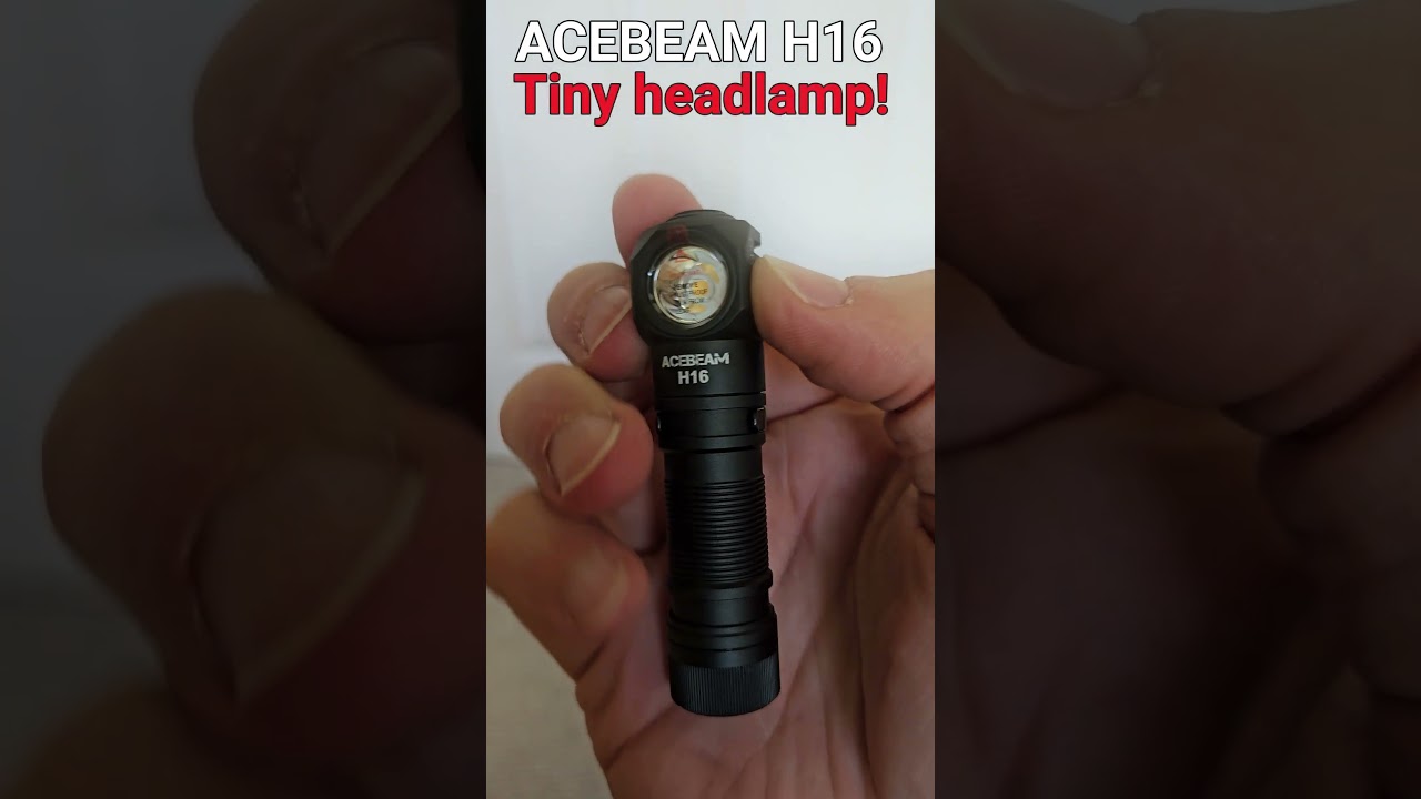 Acebeam H16 headlamp Type-C high CRI!