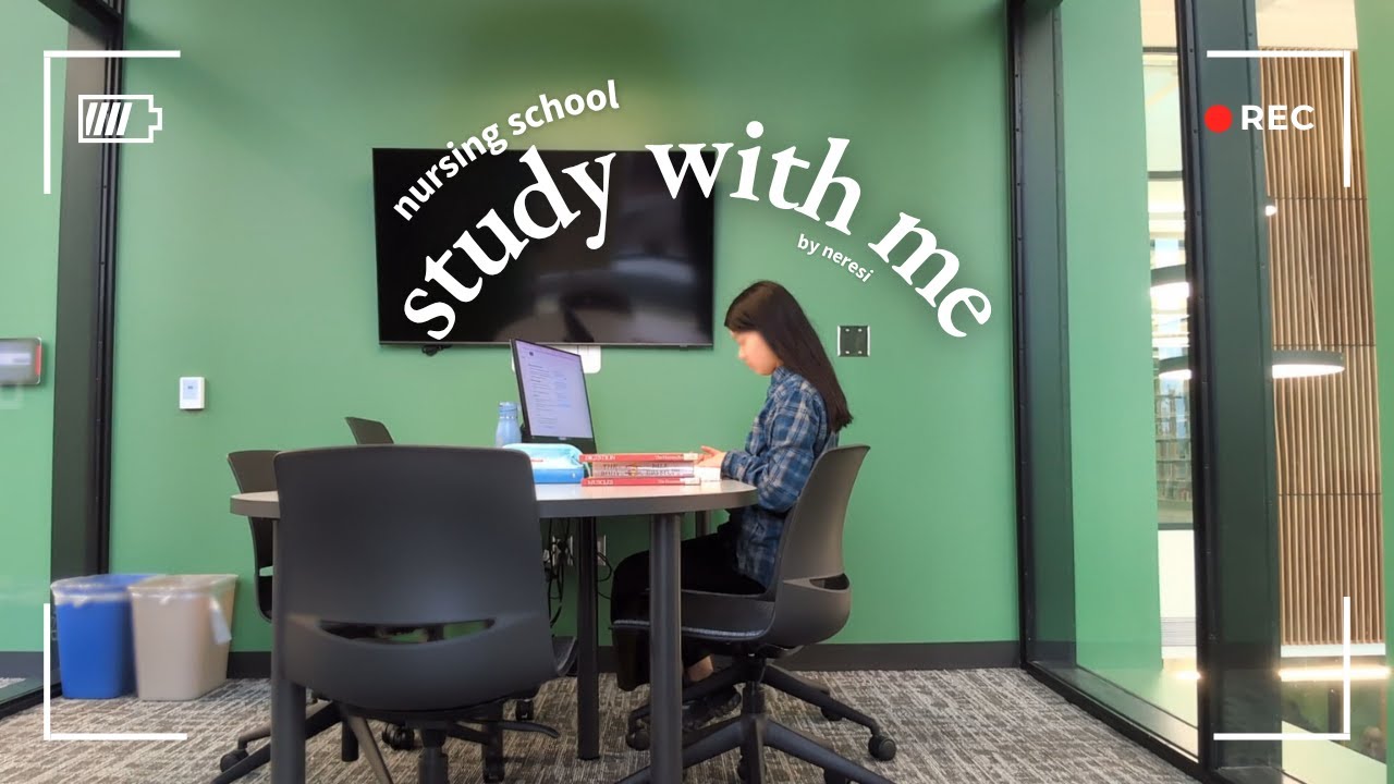 1 hour study with me | nursing student | no talking | no background music