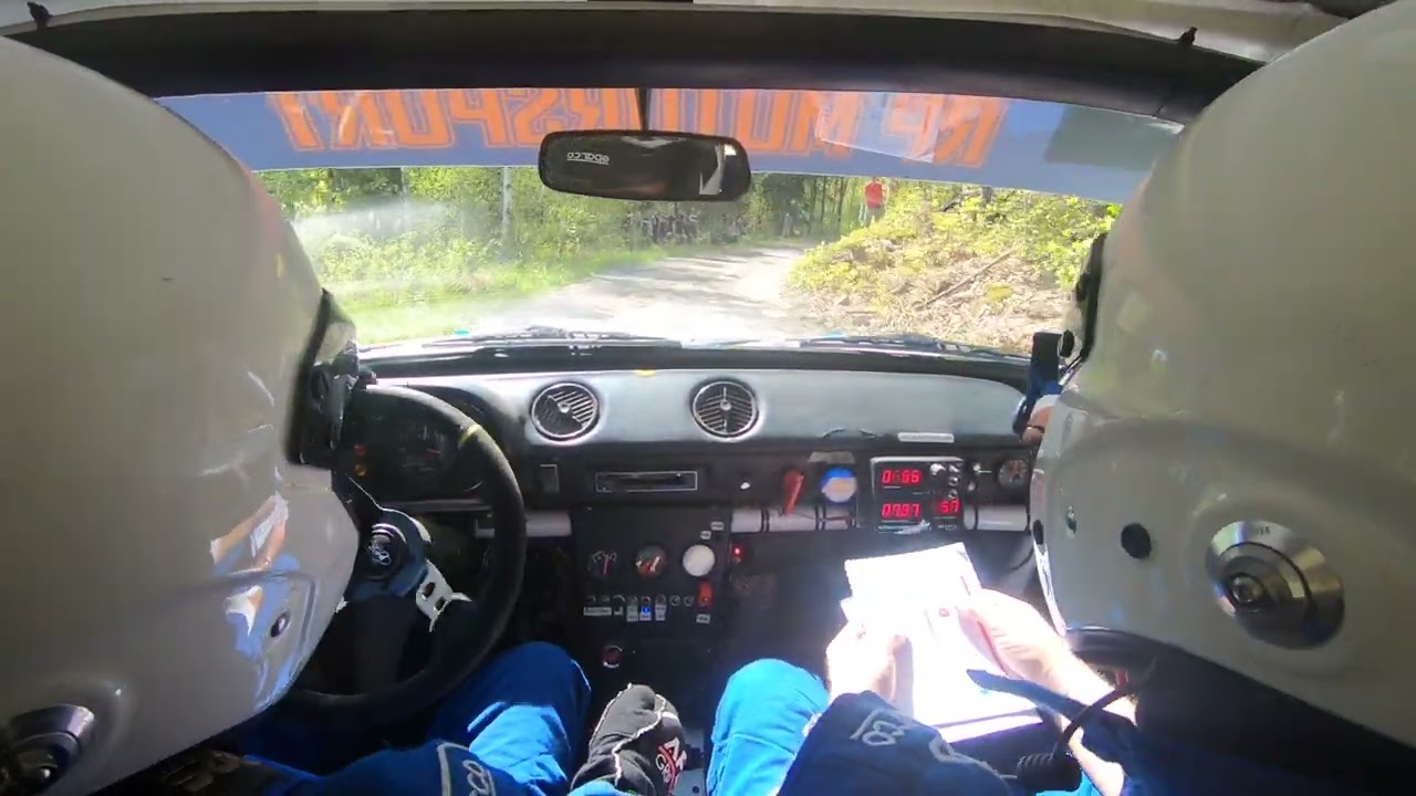 Zabra-rallyt 2024 Ford escort mk1 rs2000 ss1