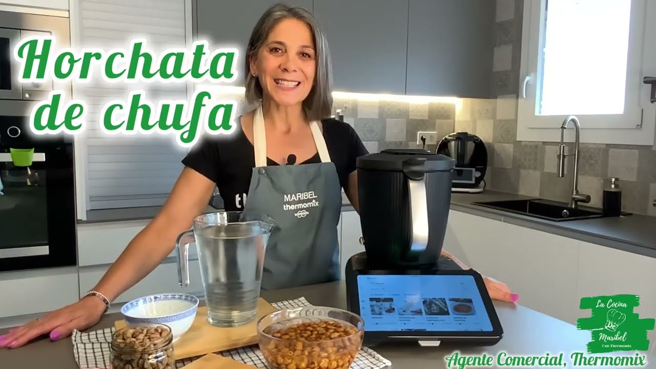 Horchata de chufa, thermomix//La cocina de Maribel