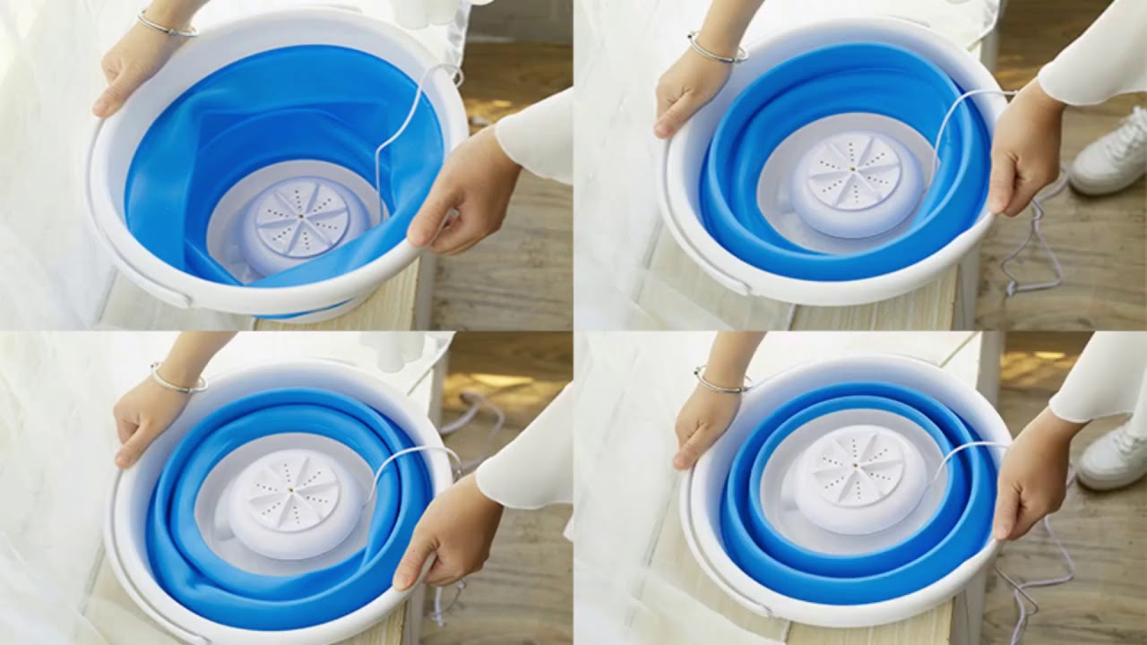 Folding laundry tub Basic & Upgrade Review - Laundry Folding Machine