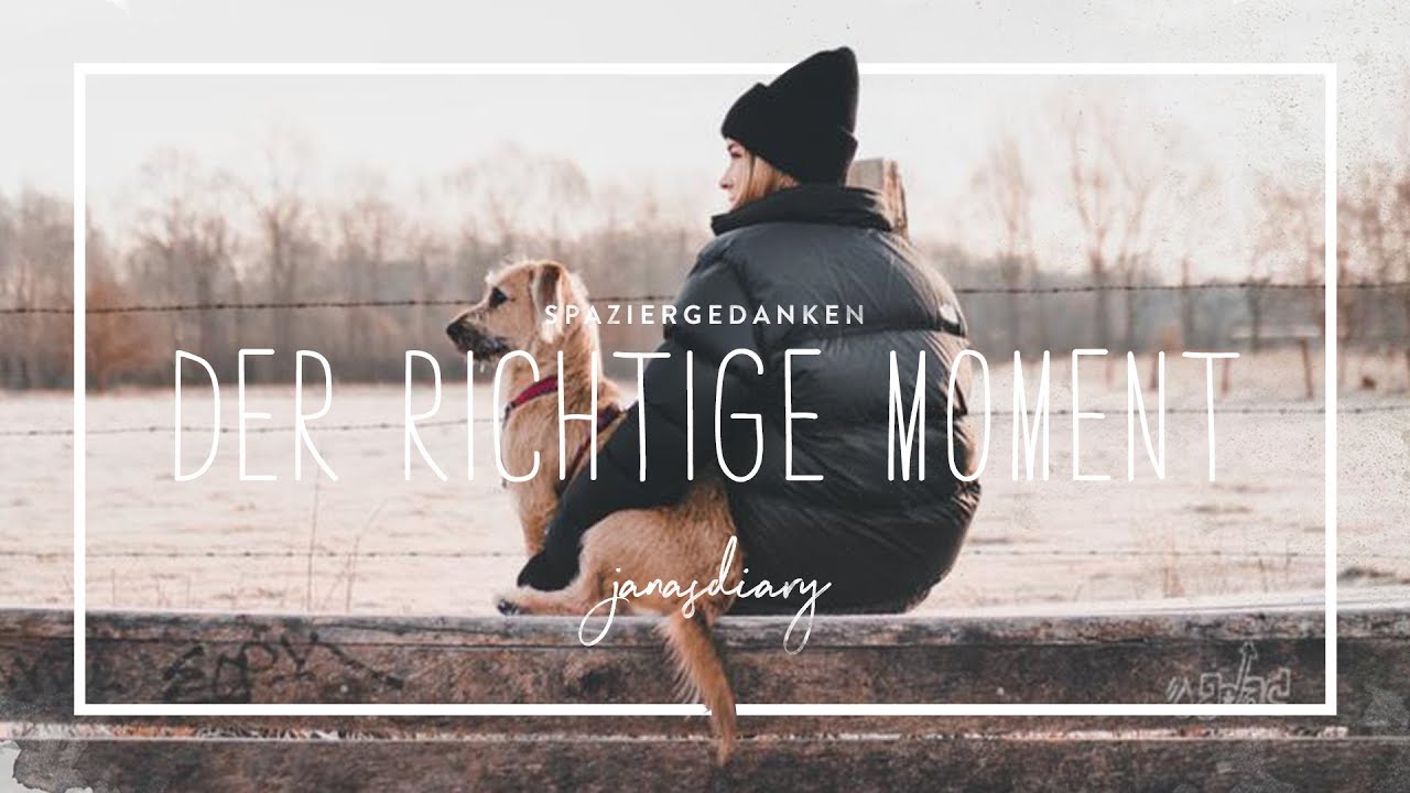DER RICHTIGE MOMENT - Spaziergedanken #1 | janasdiary