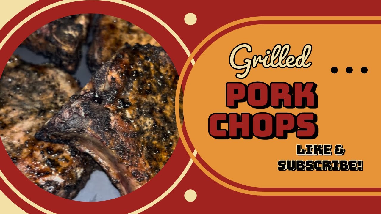 Incredible Grilled Pork Chops #pork #grill #food 