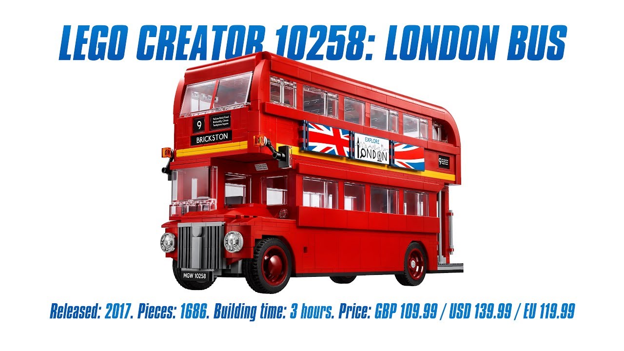 LEGO Creator 10258: London Bus In-depth Review & Speed Build [4K]