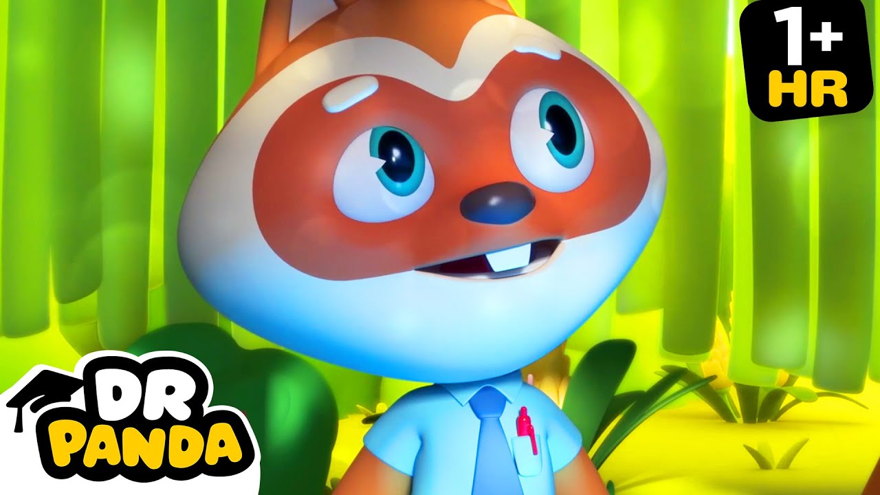 Dr. Panda Season 1 FULL EPISODES! Kids Learning Videos (1 hour)