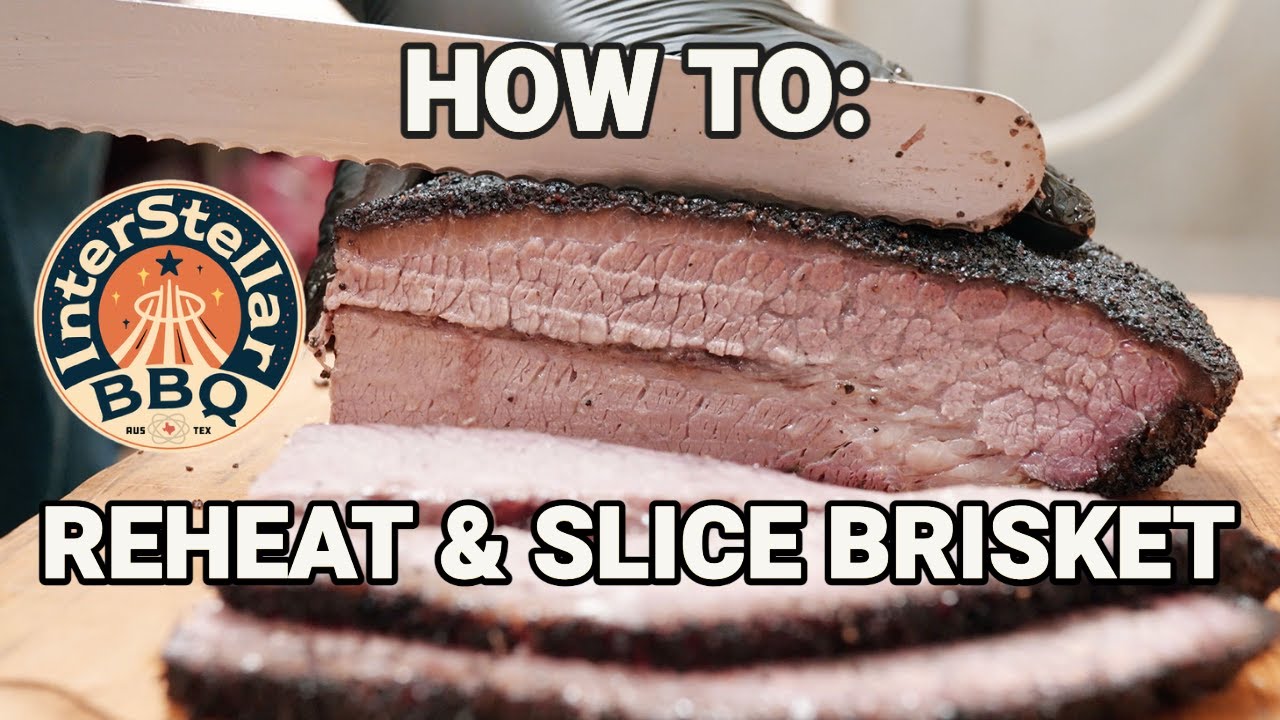 How To Reheat & Slice A Brisket From InterStellar BBQ