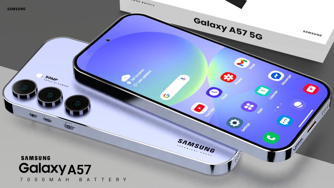 Samsung Galaxy A57 ⚡ Snapdragon 7 Gen 4, 7000mAh Battery, 5G Speed, 50MP Camera/Samsung A57