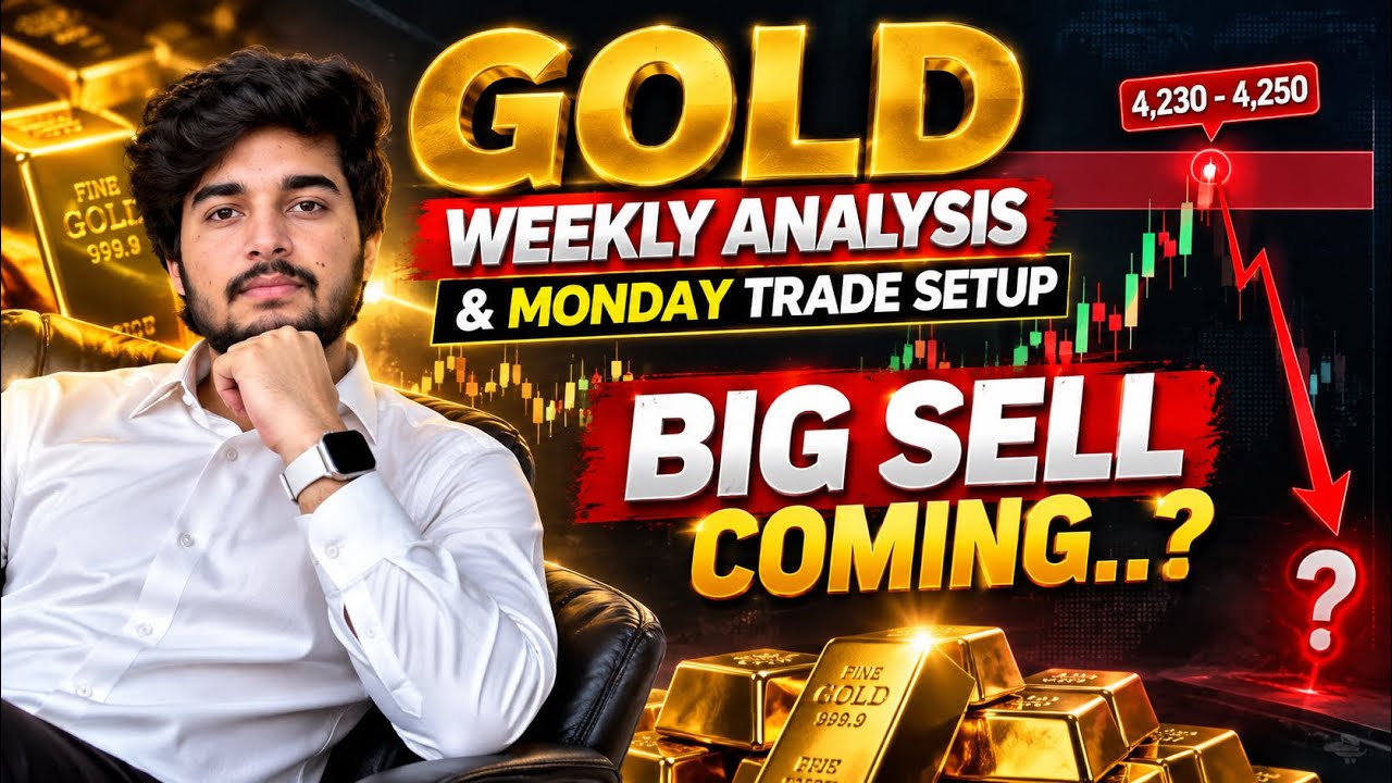 GOLD Weekly Analysis 🔥 BIG SELL COMING..? | Monday Trade Setup | XAUUSD Analysis