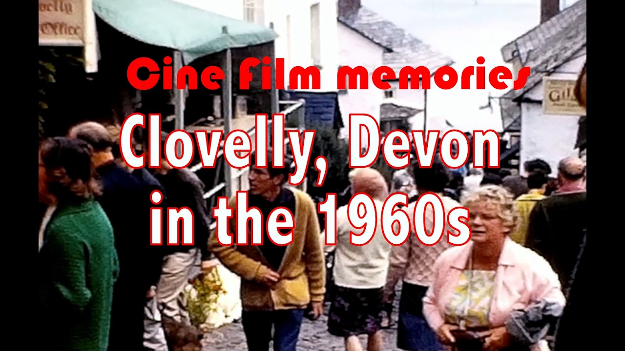 Clovelly, Devon, Vintage 1960's Amateur Cine Film
