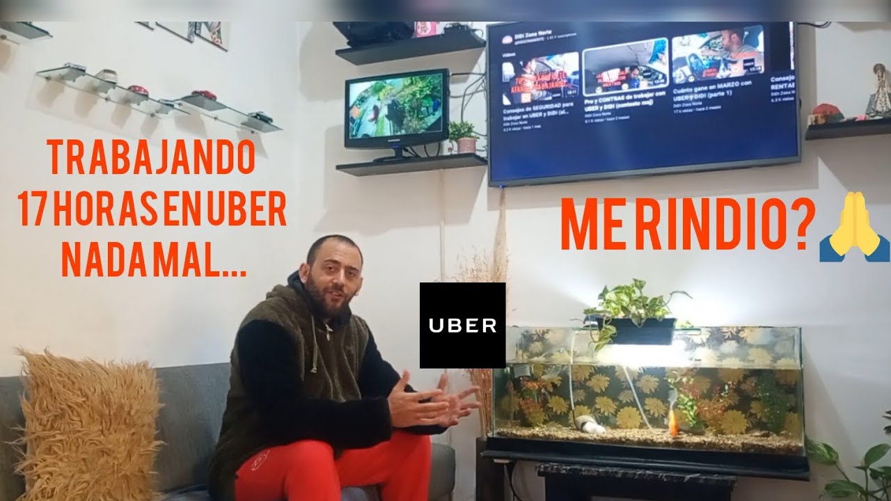 TRABAJANDO 17 horas en UBER (Deja tu comentario)