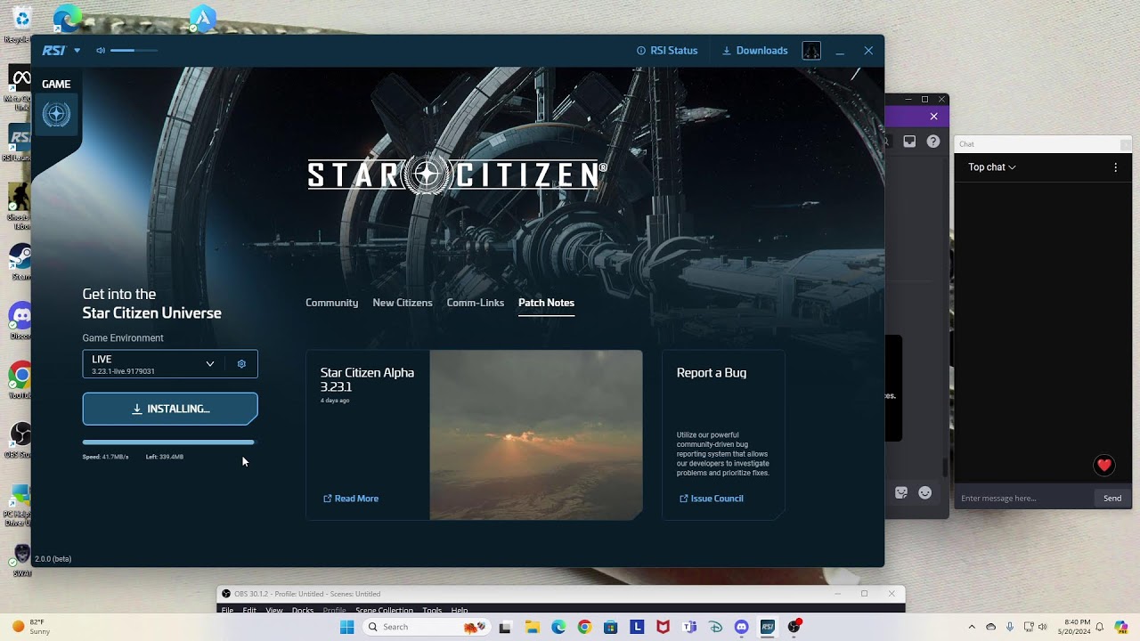 RSI launcher 2.0