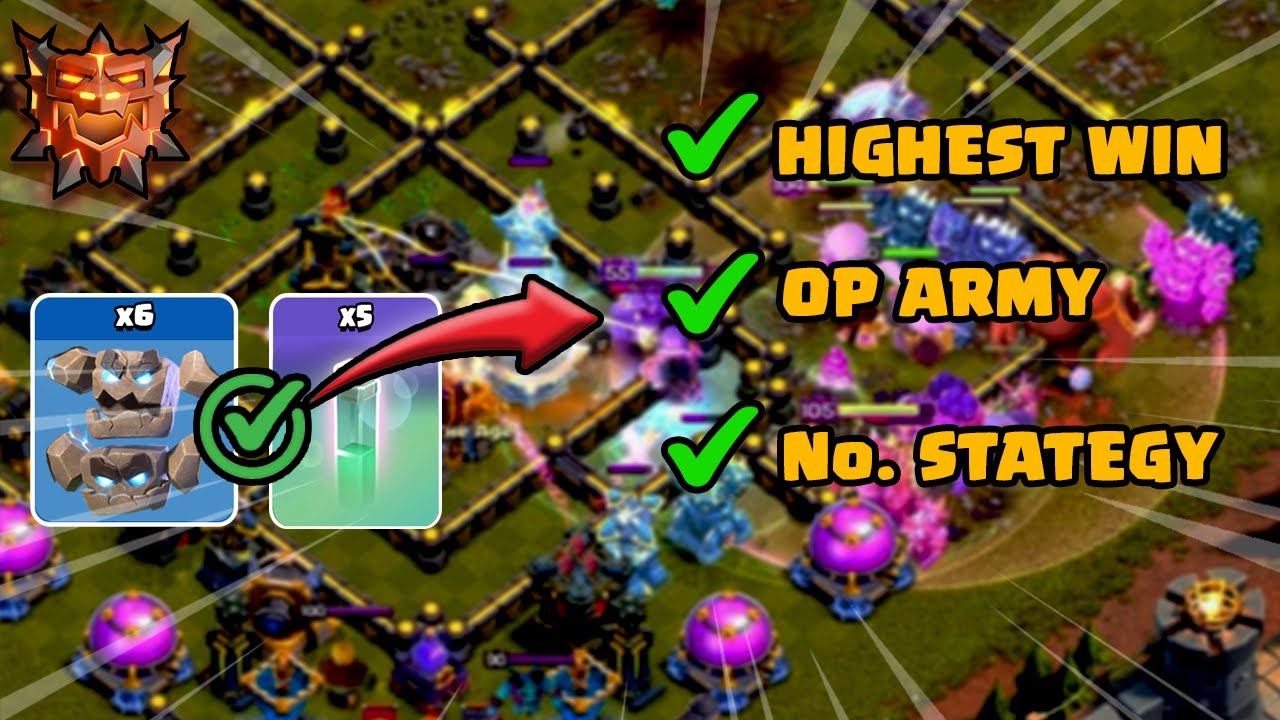 Perfect TH18 Attack for Ranked Push