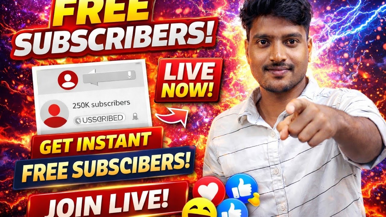 🟡 Live promotion live channel checking and get free 🆓 subscribers 🤗