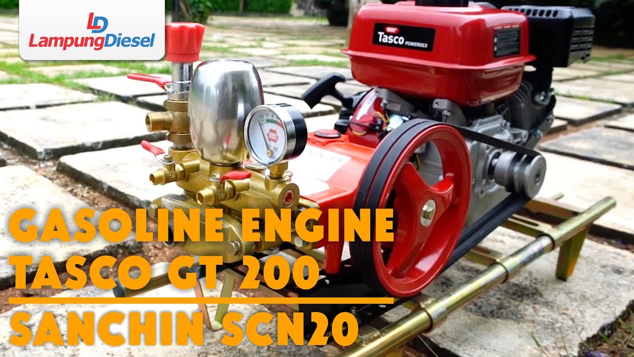 TUTORIAL PENGGUNAAN SANCHIN SC 20 POWER SPRAYER DARI TASCO