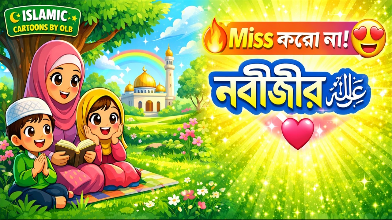 🔥 Miss করো না! 😍 | নবীজীর জীবন ﷺ | Islamic Cartoon Story for Kids | OLB