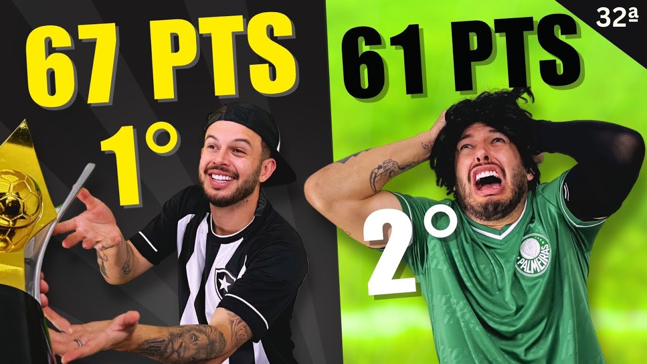 TABELA DO BRASILEIRÃO 32ª Rodada 🅰️⚽ | PALMEIRAS PERDE do TIMÃO, BOTAFOGO ganha e vai RUMO a GLÓRIA!