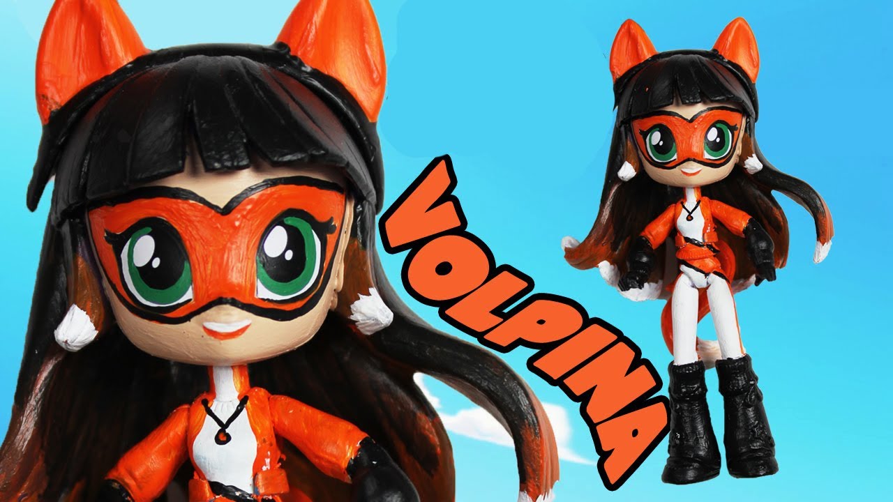 My little Pony Custom Doll of VOLPINA from Miraculous Ladybug