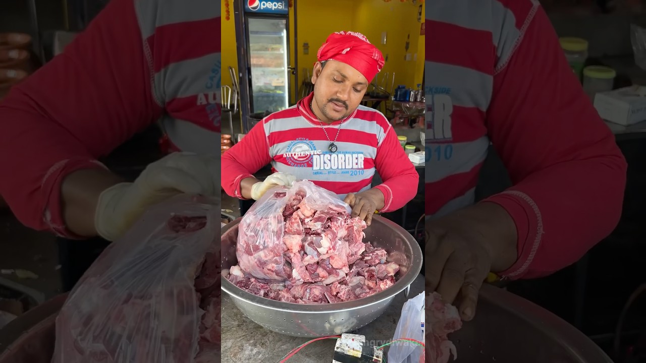 Ranchi Jharkhand Ki Special Khassi Wali Handi Mutton😱#mutton #muttoncurry #streetfood #shorts