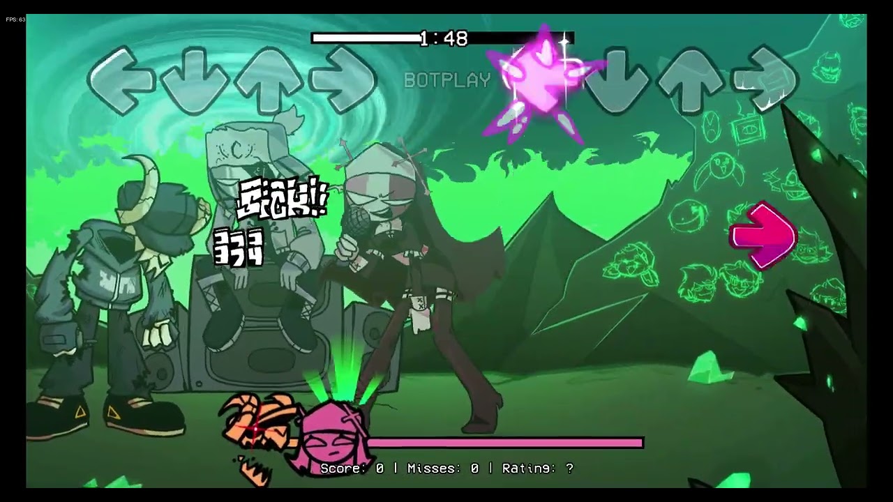 [FNF] EctospasmをTabiとSarventeに歌わせてみた【Ectospasm but Tabi and Sarvente sings it】