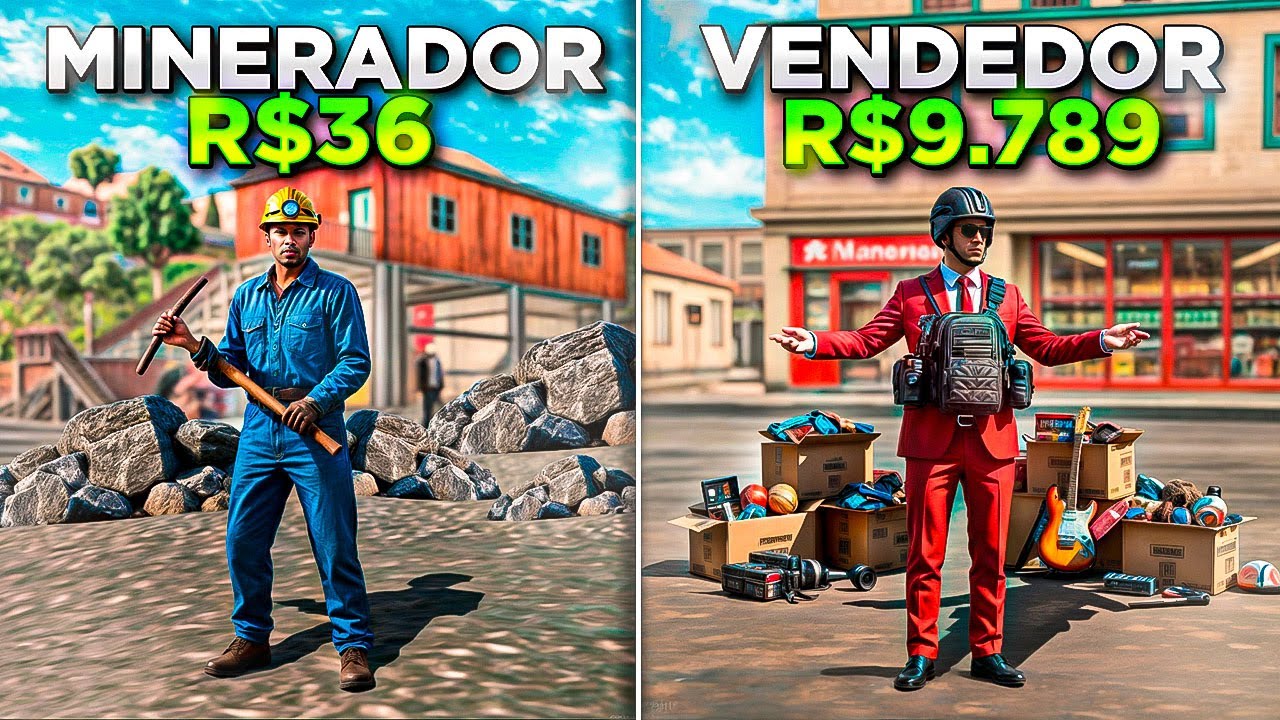 OS MELHORES TRABALHOS PARA GANHAR DINHEIRO NO RIO RISE
